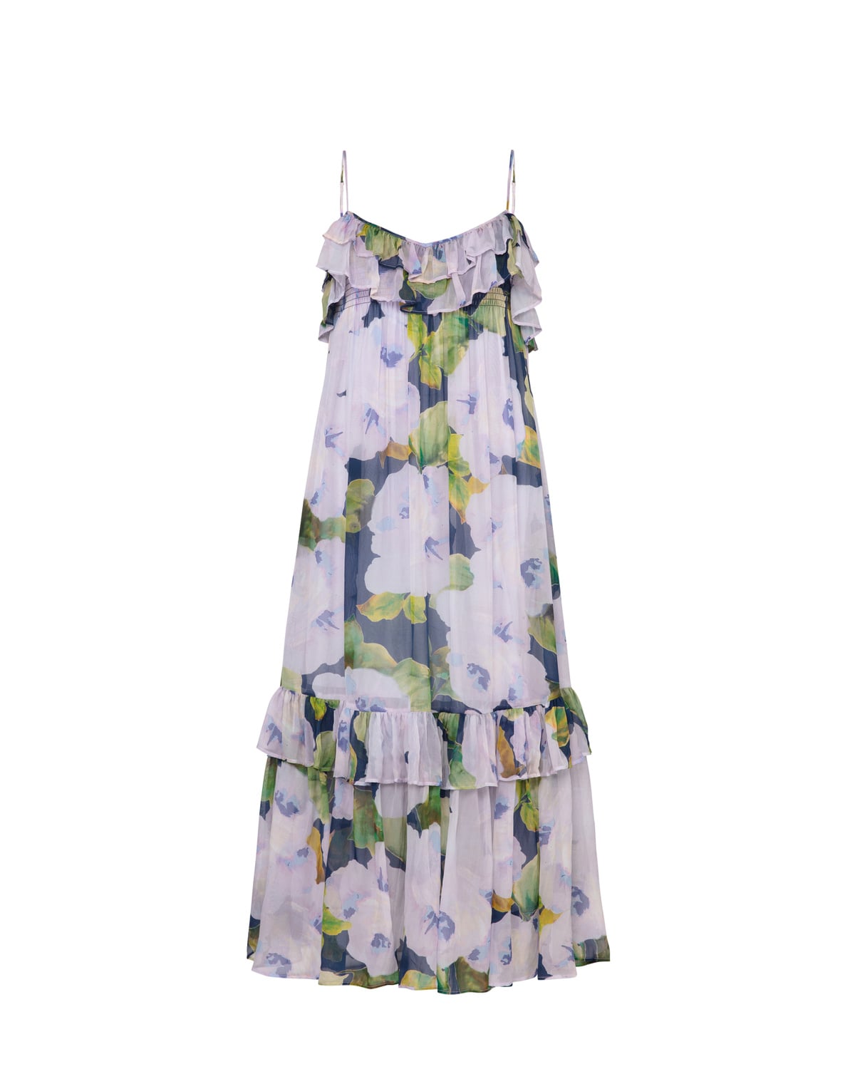 Organza Strap Dress, Viola. Image #1