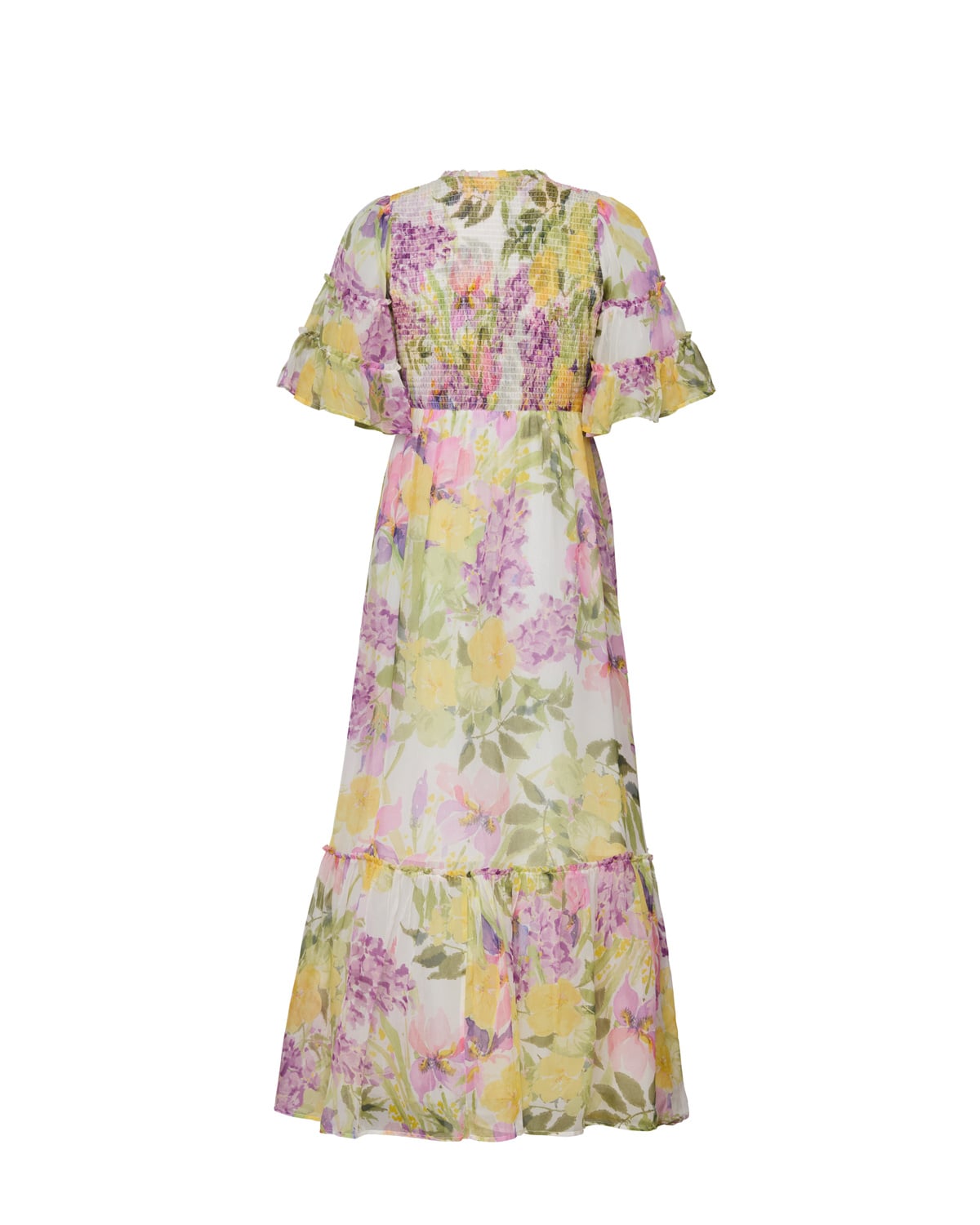 Organza Smocking Dress, Springfield. Image #2