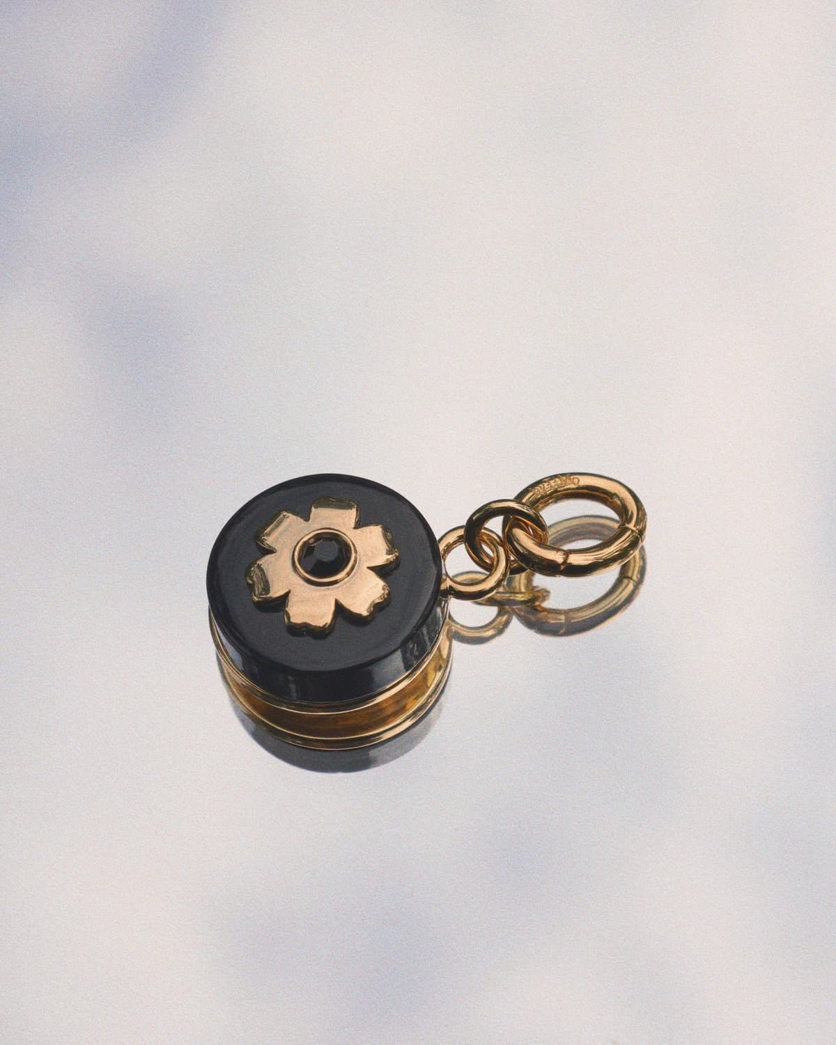 The Black Flower Charm, Black. Image #5