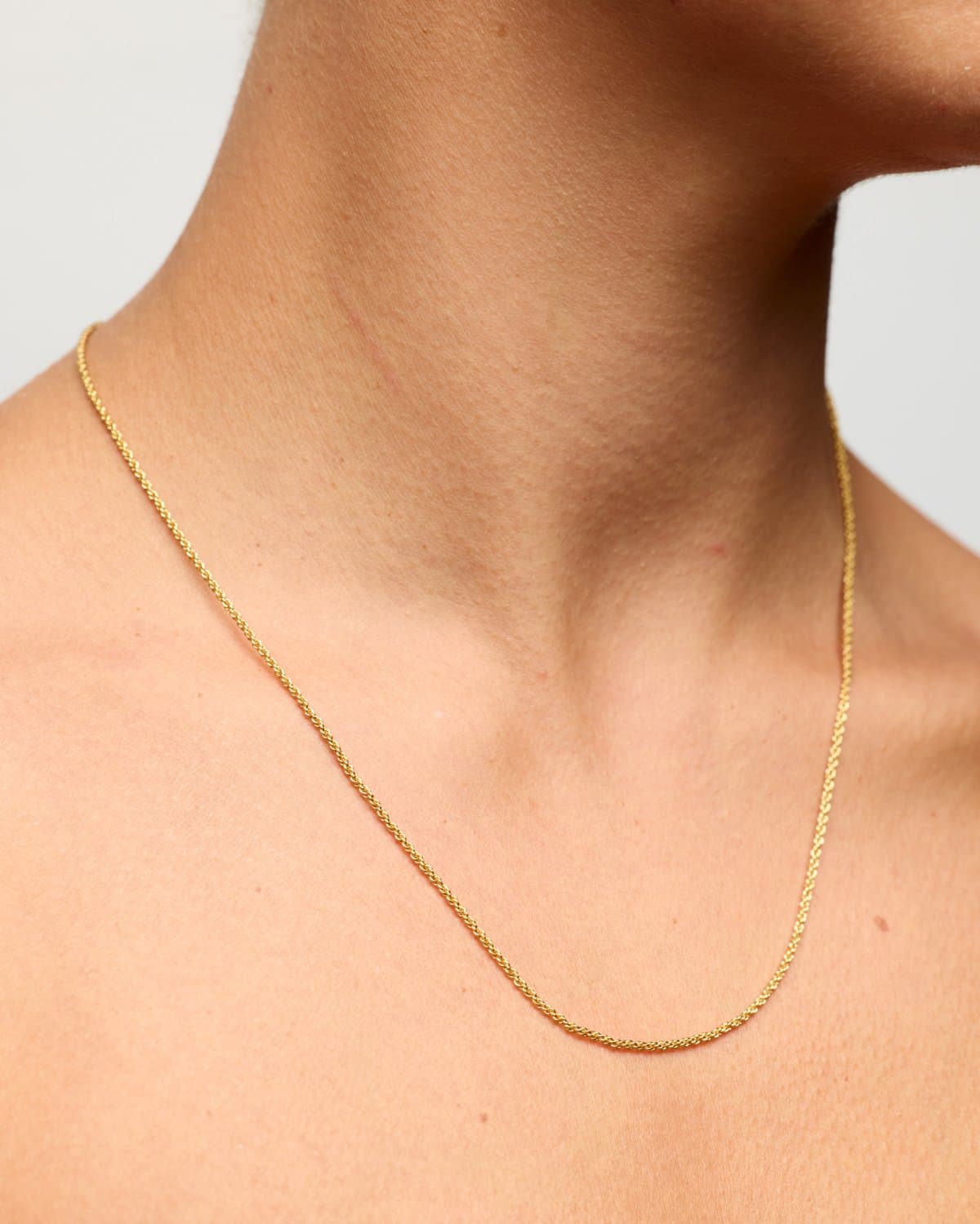 The Thin Necklace, Gold. Image #2