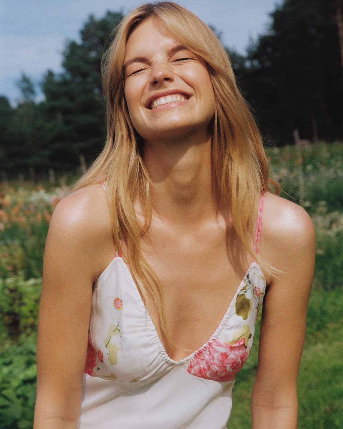 Organza Slip Dress, Cherry Bloom. Image #8