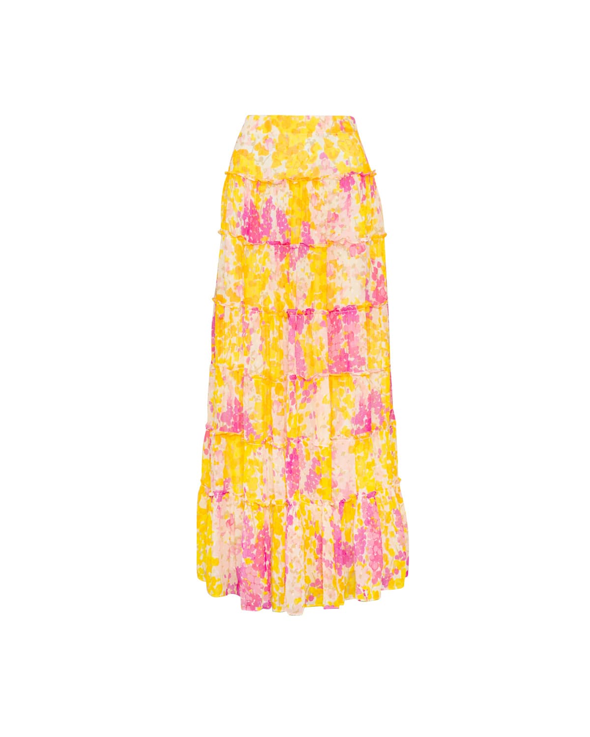 Dotted Georgette Skirt, Poppy. Image #5