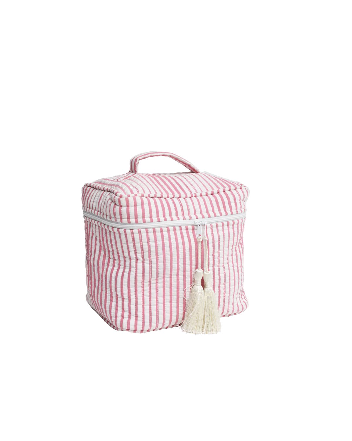 Beauty Bag, Pink Stripe. Image #2