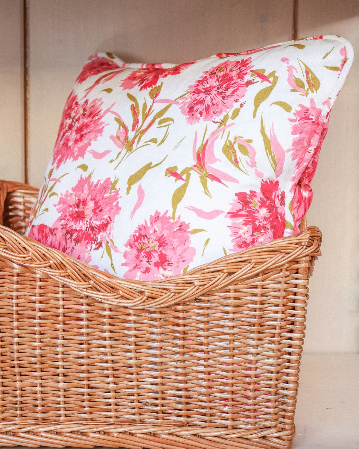 Cushion Cover 50x50 cm, Pink Blossom. Image #4