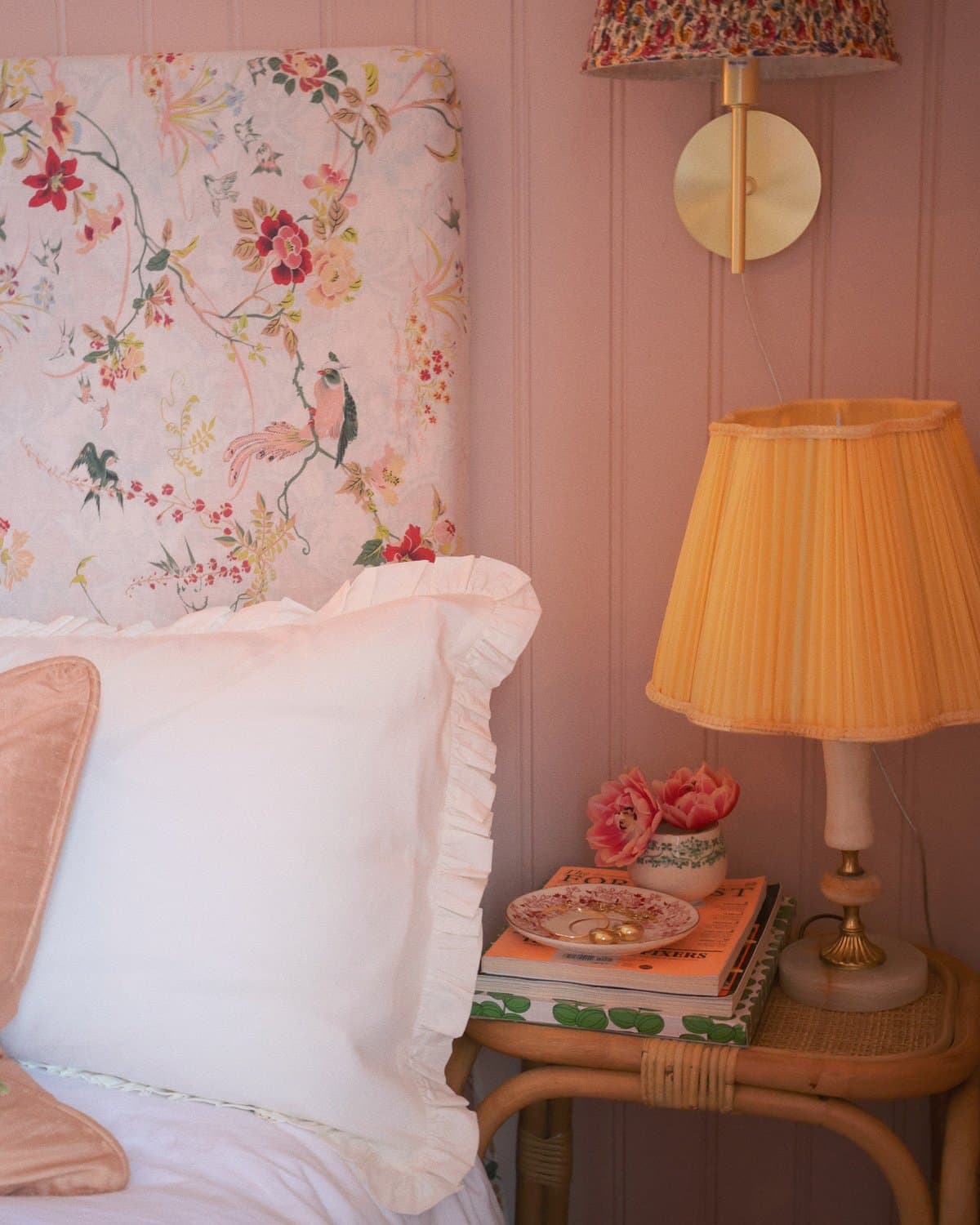 Ruffle Spring Cushion, White. Image #2