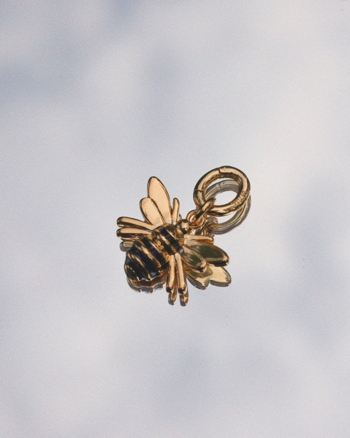 The Bee Charm, Gold. Image #5
