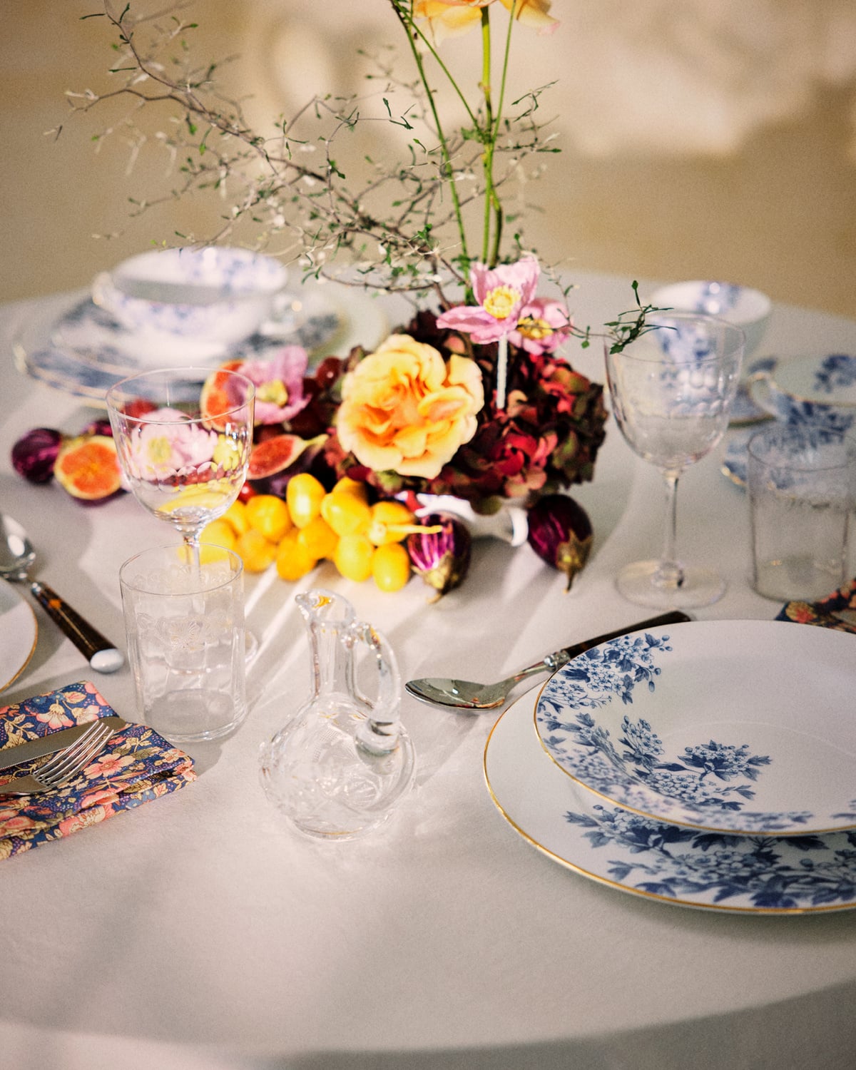 Plate 28cm, Blue. Image #2