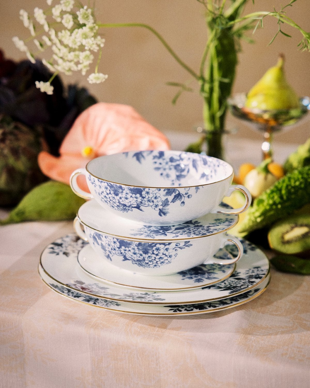 Soup Bowl, Blue. Image #1