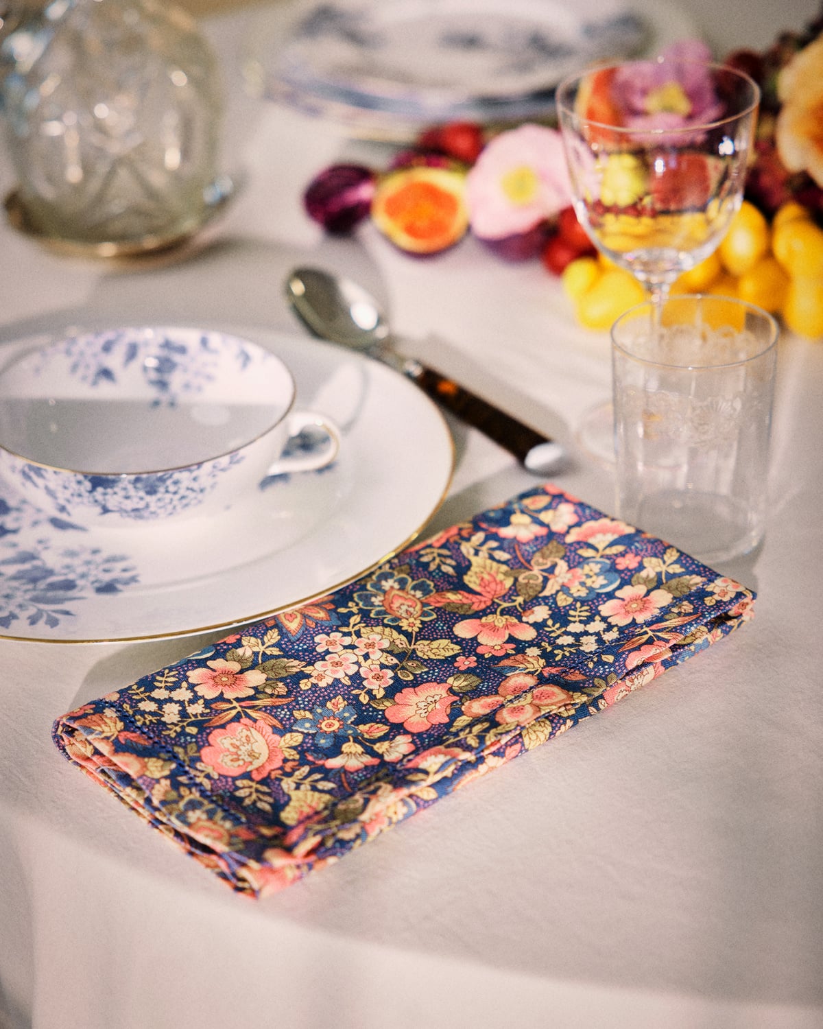 Napkin, Wildflowers. Image #1