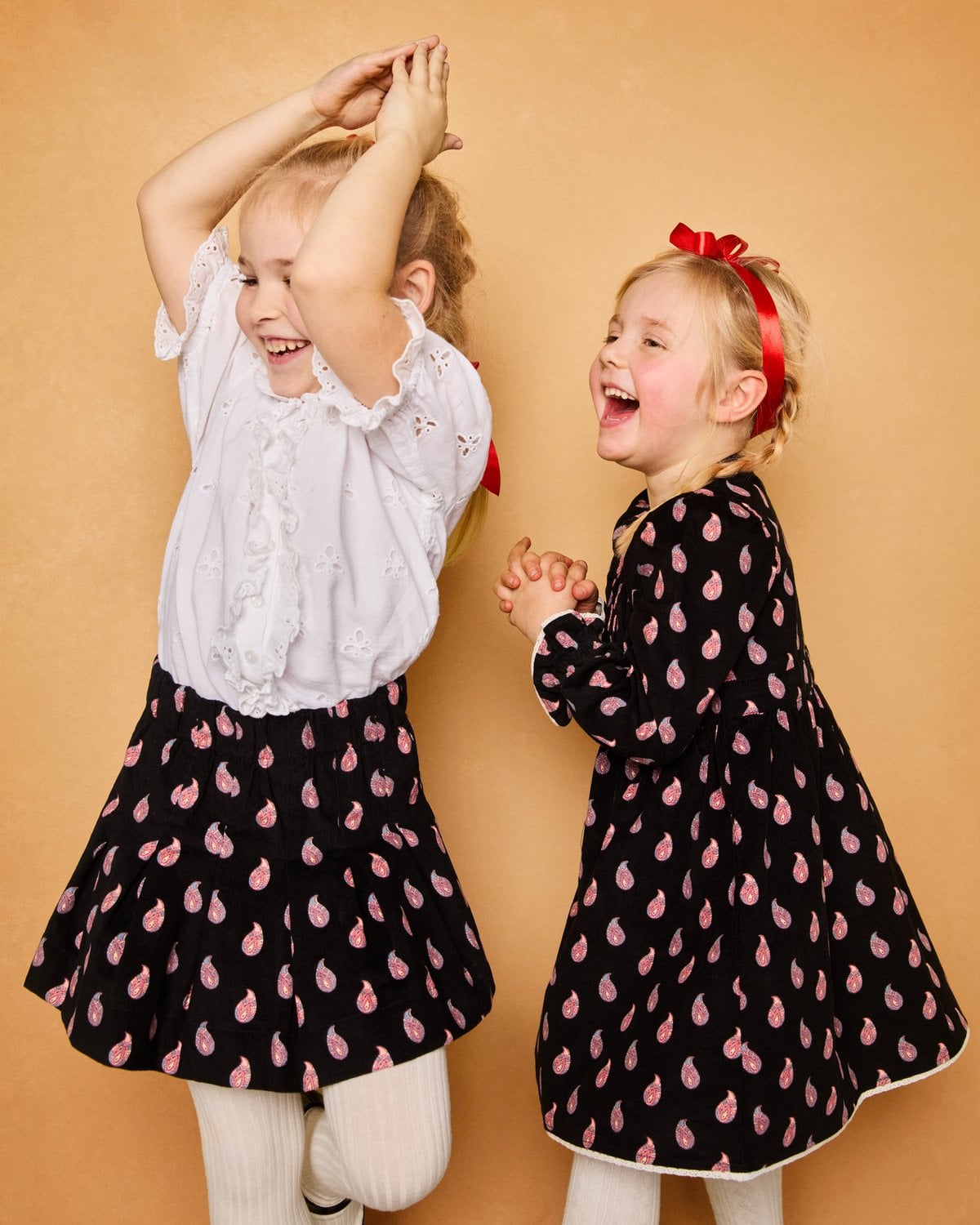 Baby Cord Skirt, Paisley. Image #1