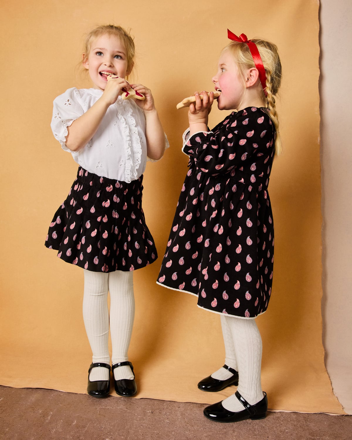 Baby Cord Skirt, Paisley. Image #2