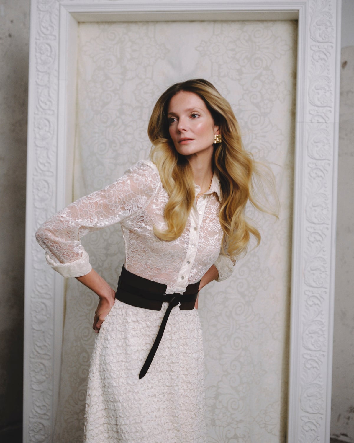 Lace Gown, Vintage White. Image #2