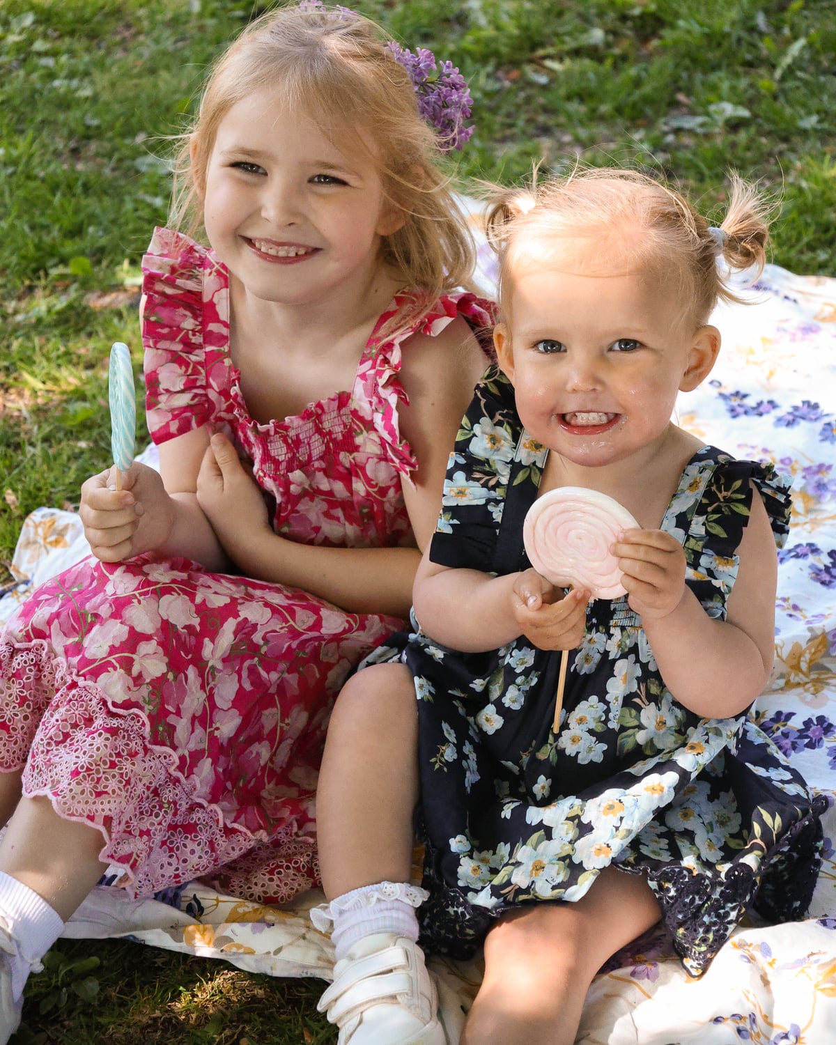 Cotton Slub Strap Dress, Cherry Blossom. Image #3