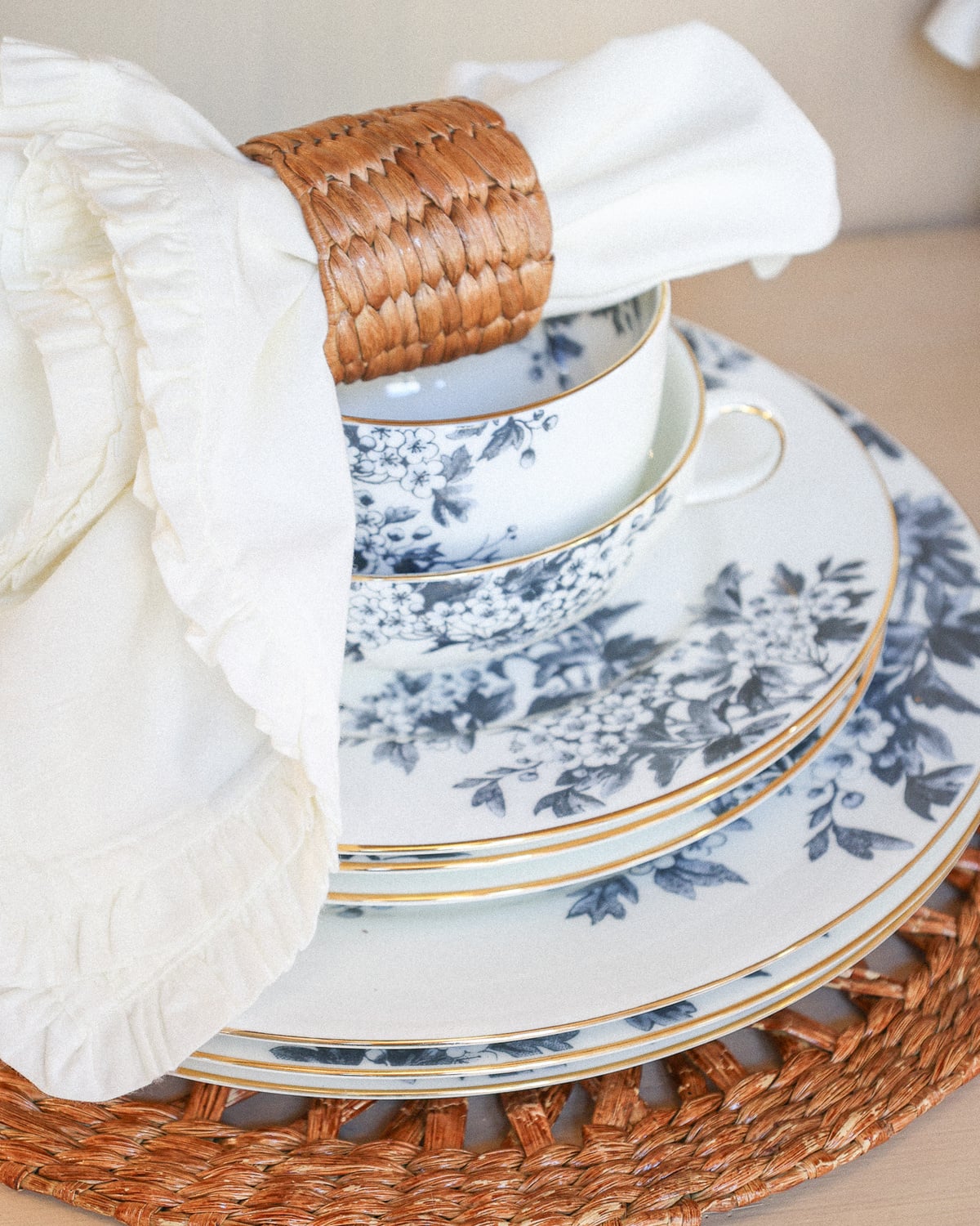 Napkin Ring, Rattan. Image #3