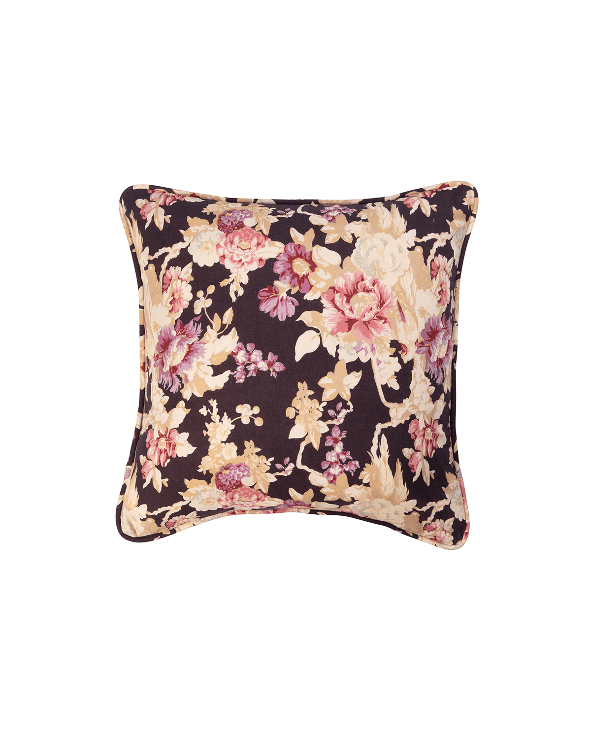 Linen Cushion Cover 50x50, Autumn Flowers. Image #4