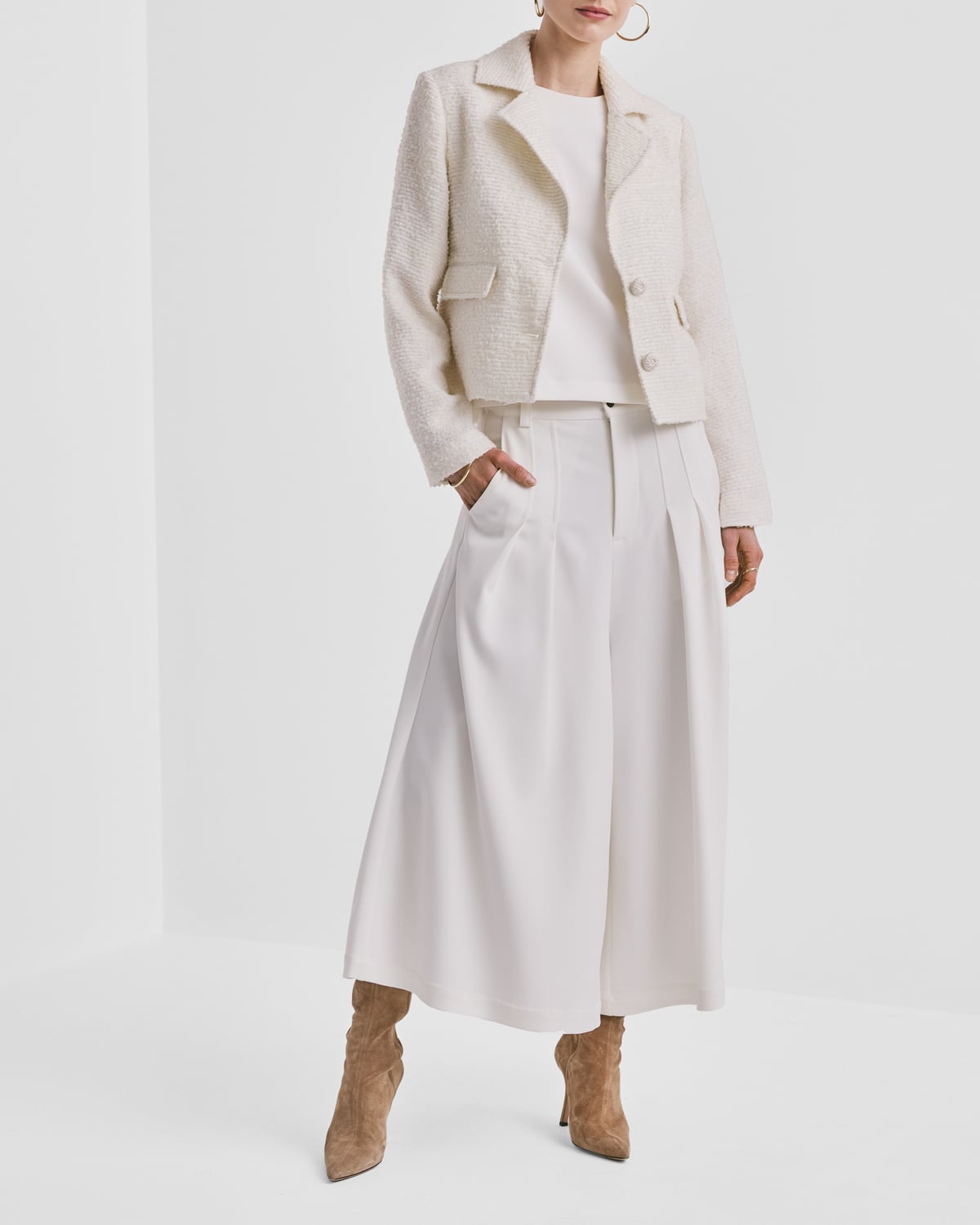 Classique Culottes, Off White. Image #4