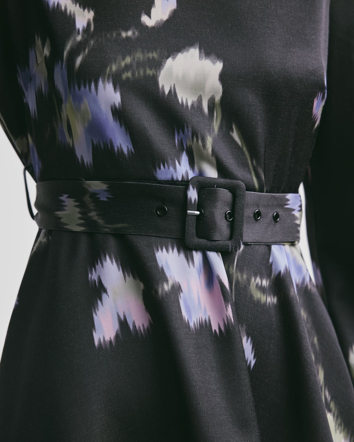 Tailored Satin Mini Dress, Cascade. Image #4