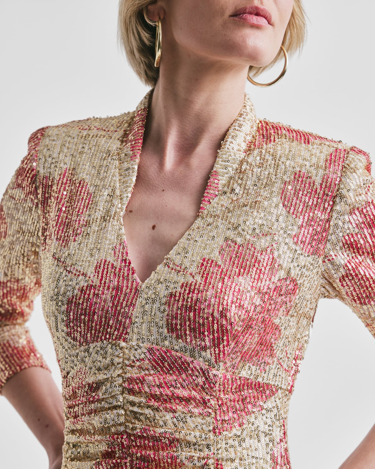 Sequins Maxi Dress, Serenade. Image #2