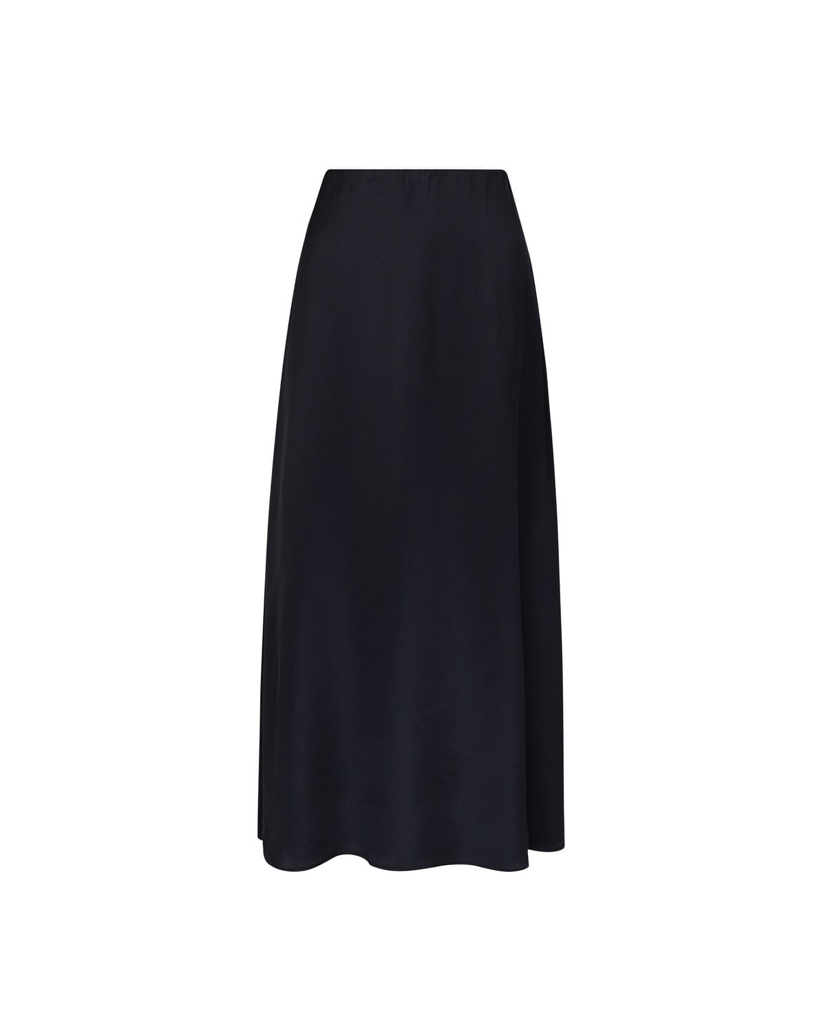 Satin Skirt, Black. Image #1
