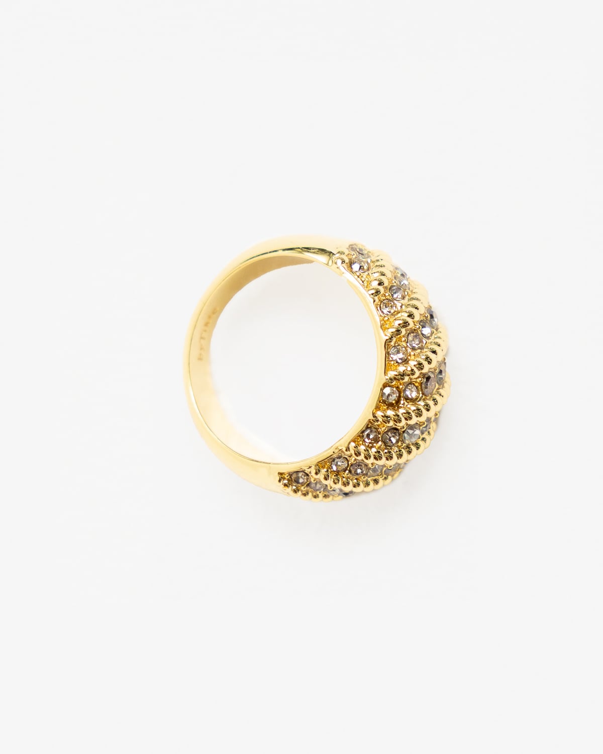 Half Moon Ring, Gold. Image #8