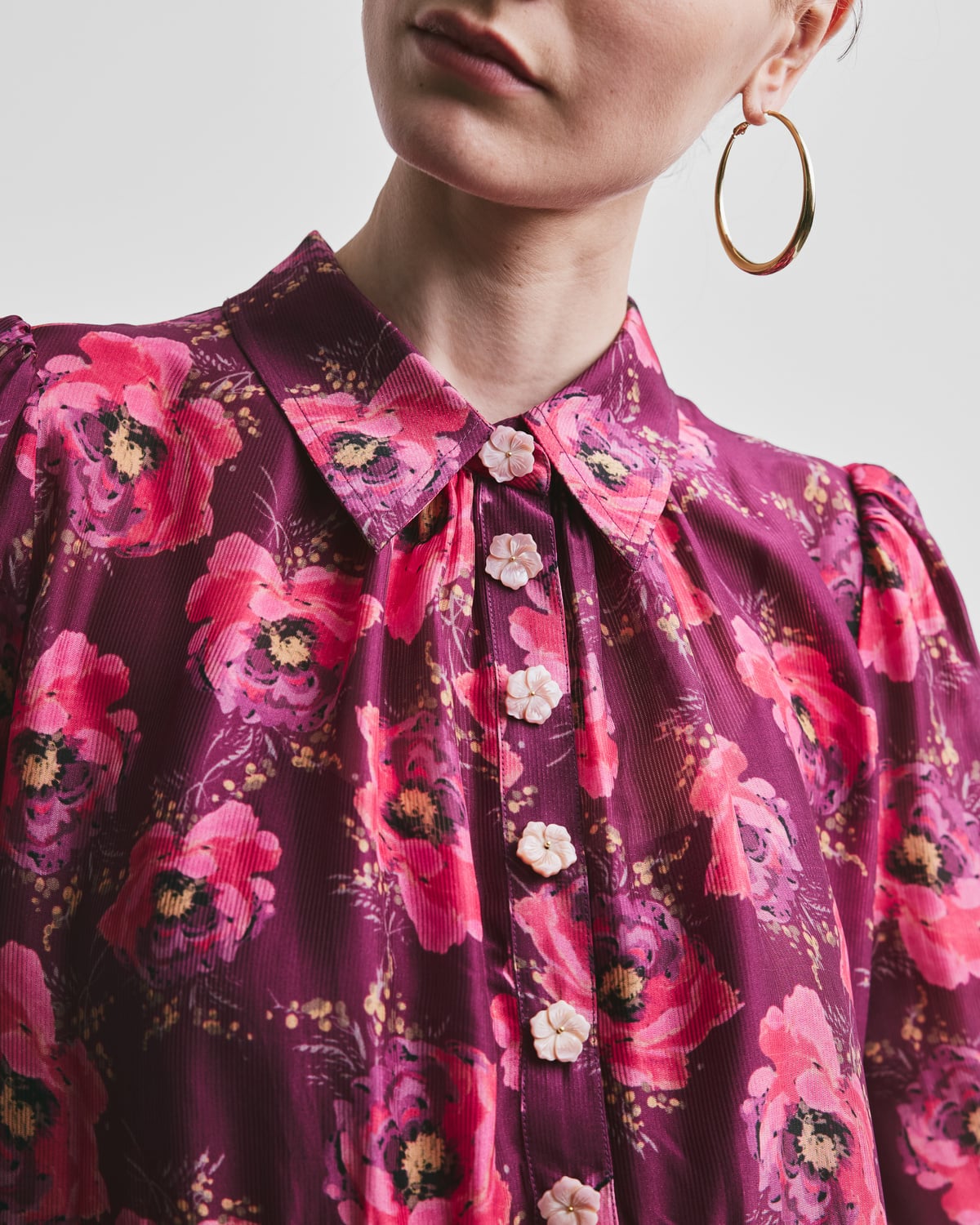 Striped Organza Shirt Dress, Romance. Image #2