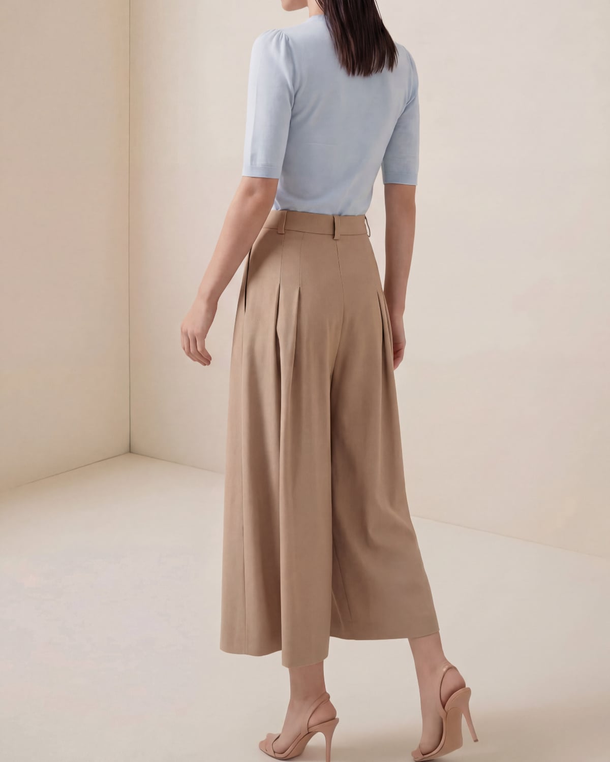 Merino Knit Top, Dusty Blue. Image #3