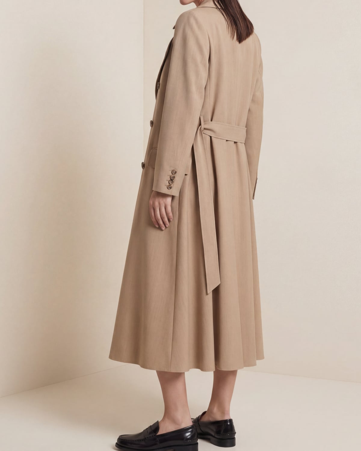 Classique Coat, Khaki. Image #3