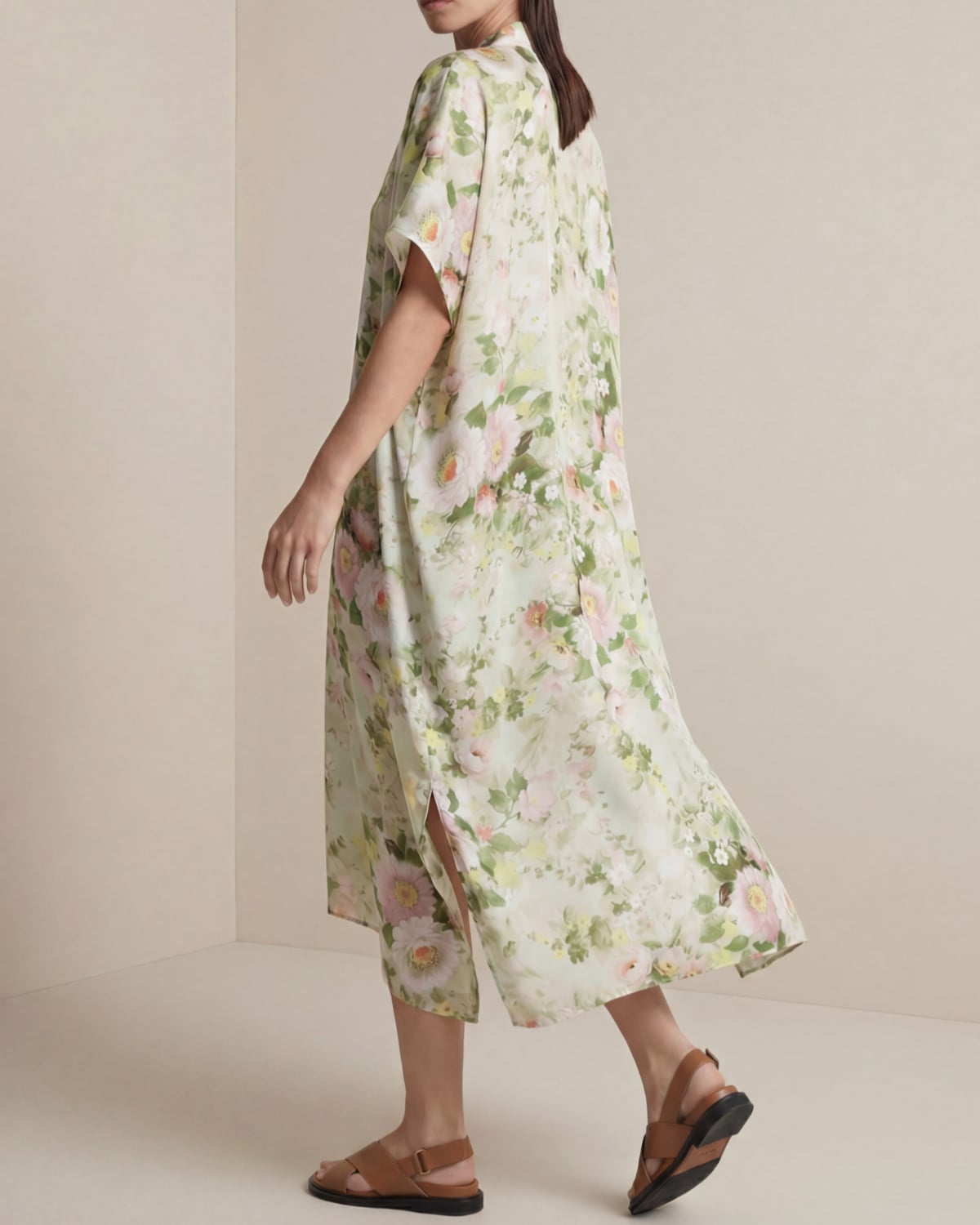 Silk Kaftan, Meadow. Image #4