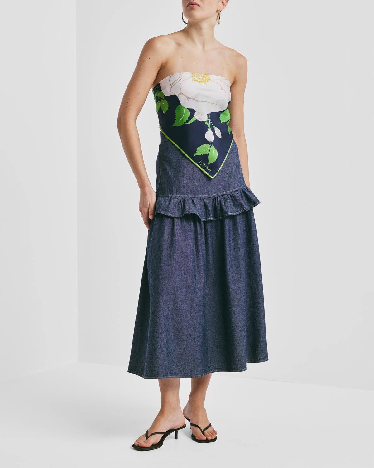 Silk Scarf Small, Riviera. Image #3