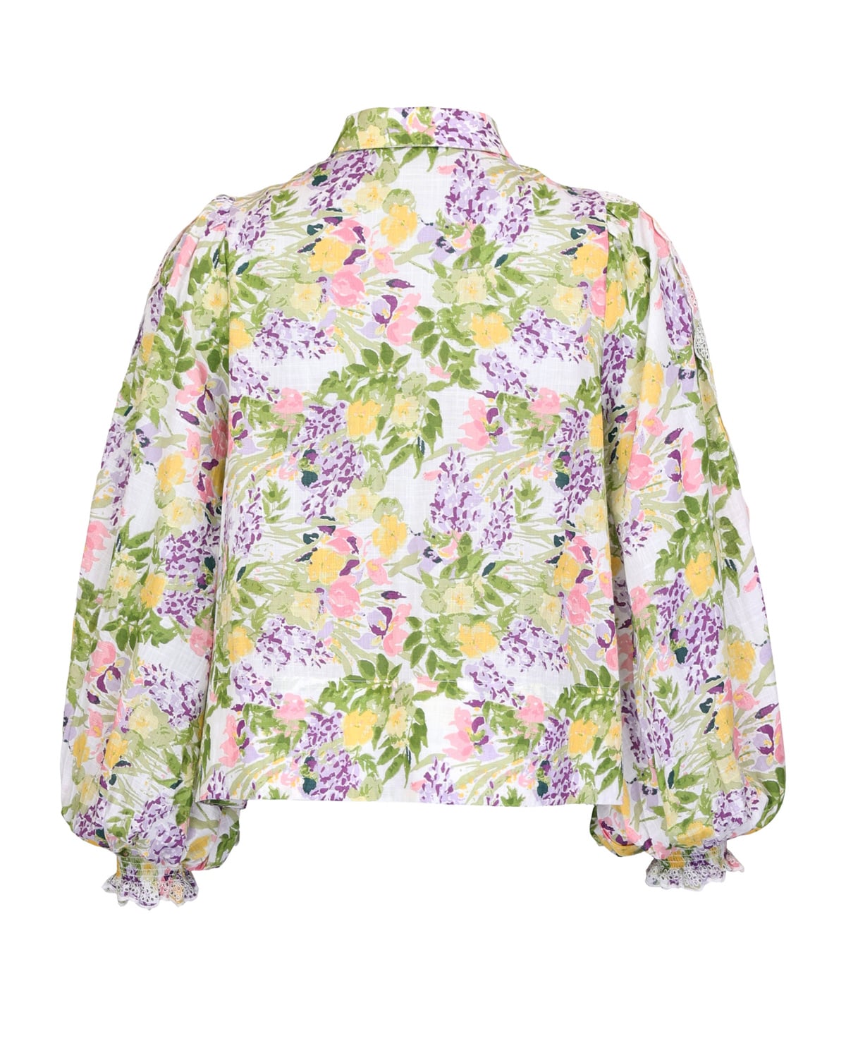 Cotton Slub Shirt, Summer Lilacs. Image #2