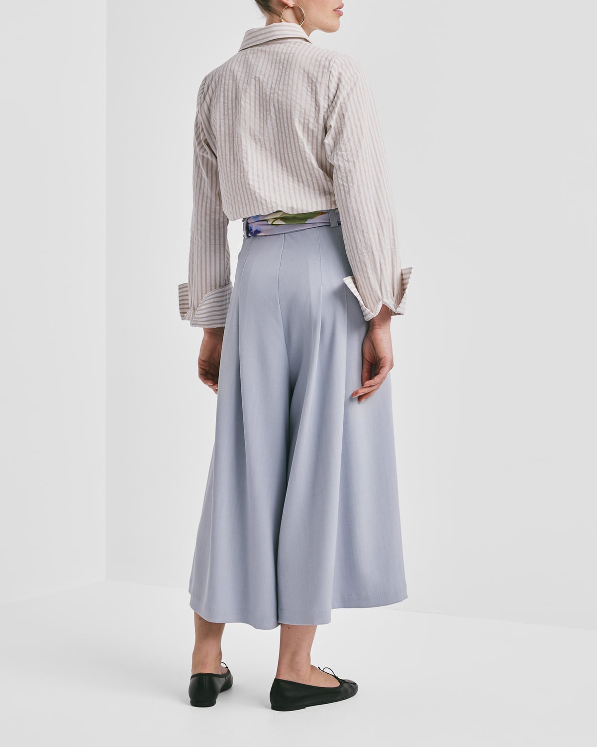 Seersucker Shirt, Khaki Stripe. Image #3