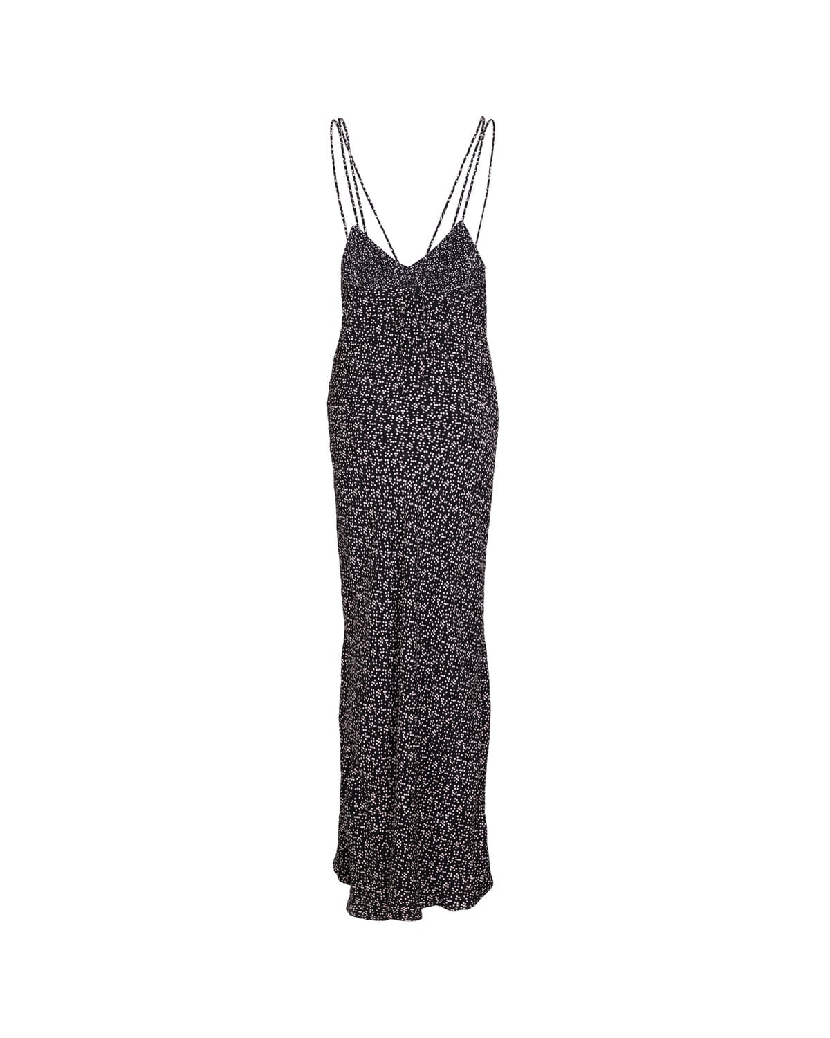 Spring Slip Dress, Black Dots. Image #4