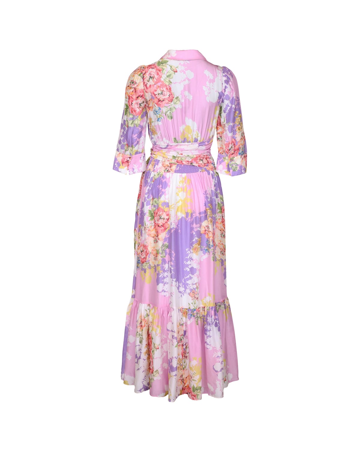 Organza Tieband Dress, Purple Meadow. Image #5