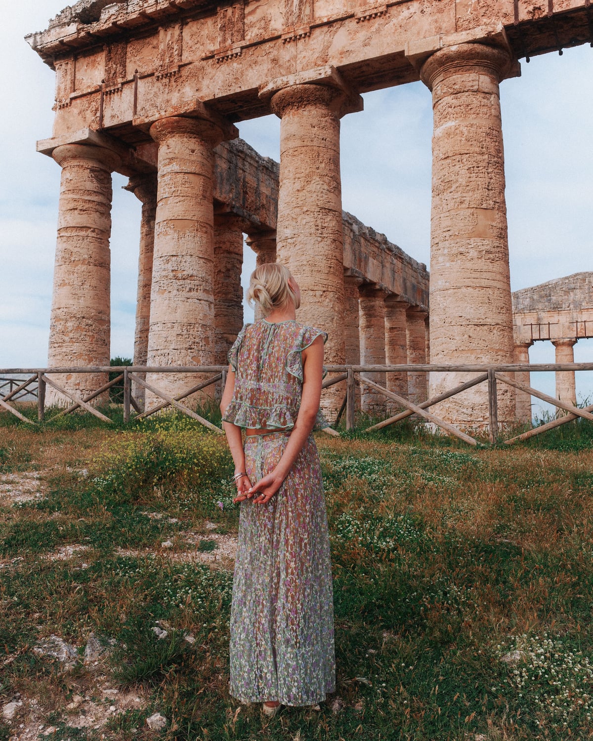 Lace Ruffle Top, Viola. Image #6