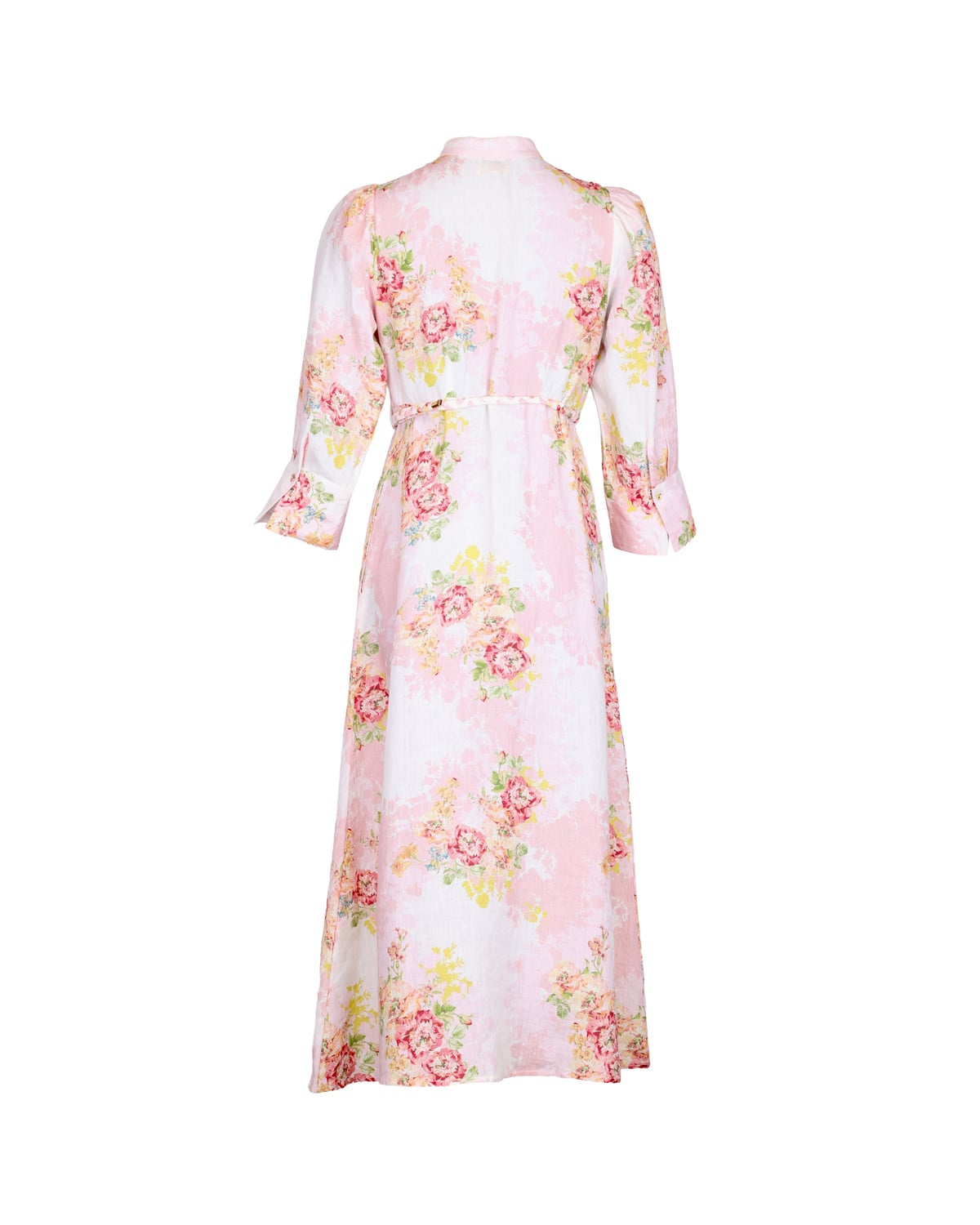 Linen Button-Down Dress, Rose Amore. Image #4