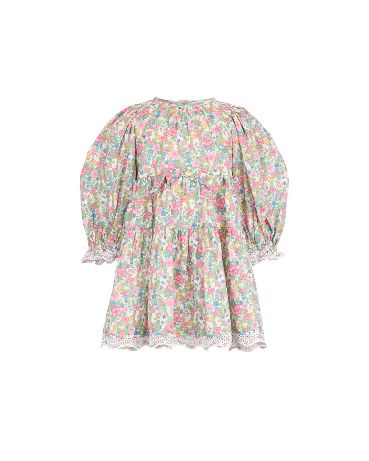 Cotton Slub Bow Dress, Lush. Image #1