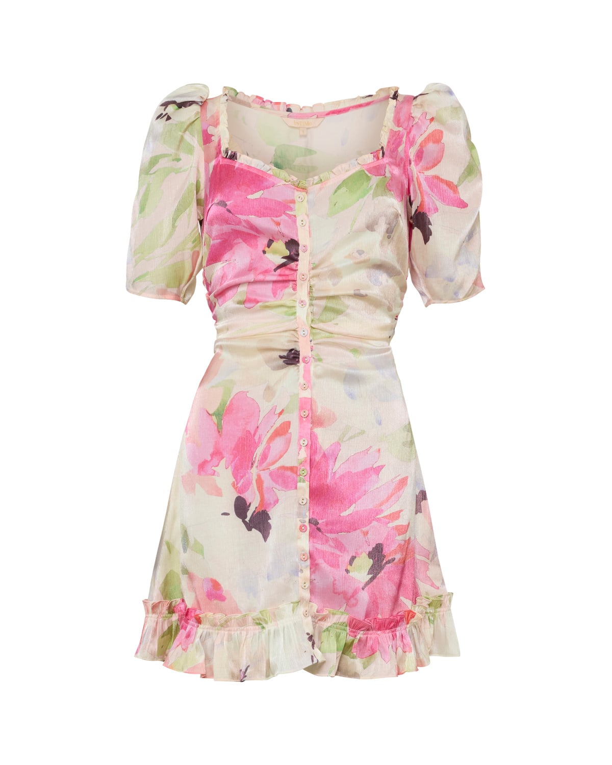 Shiny Rouching Dress, Soft Dew. Image #5