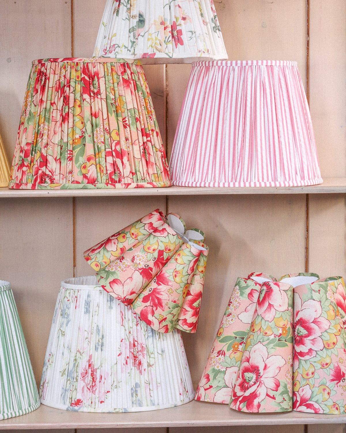 Lampshade, Pink Stripe. Image #2