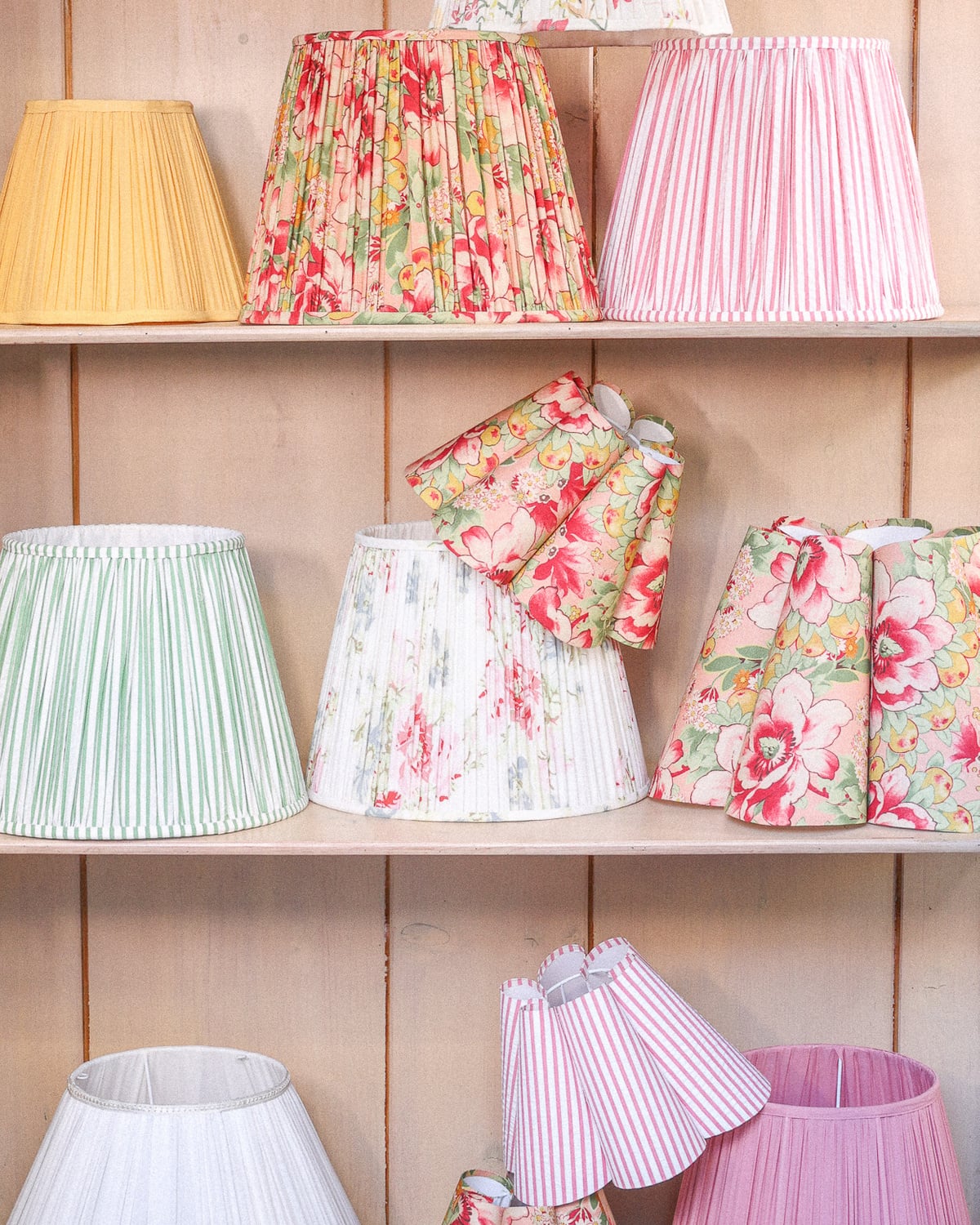 Lampshade, Green Stripe. Image #2