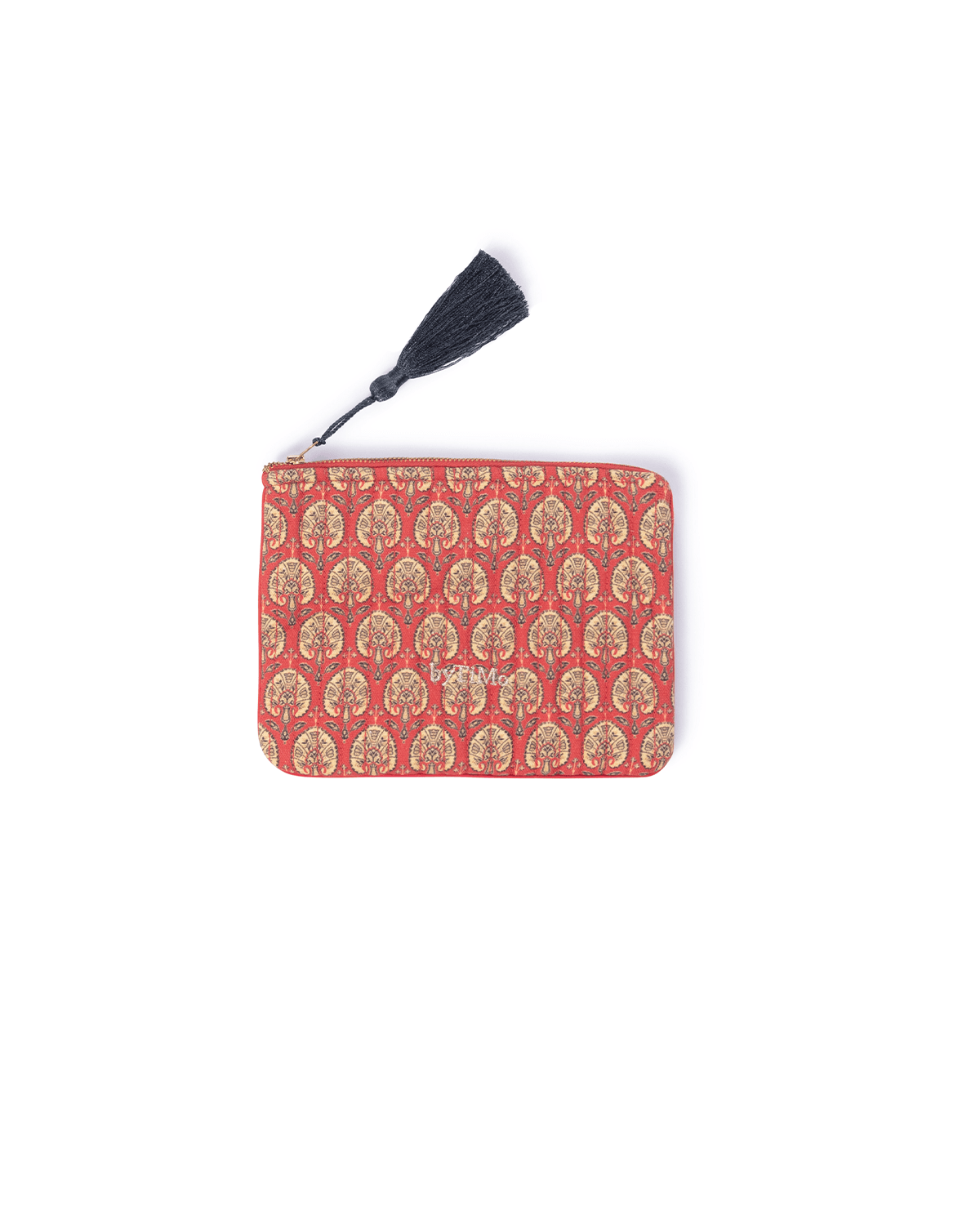 Zipper Pouch Cotton, Vintage Paisley. Image #1