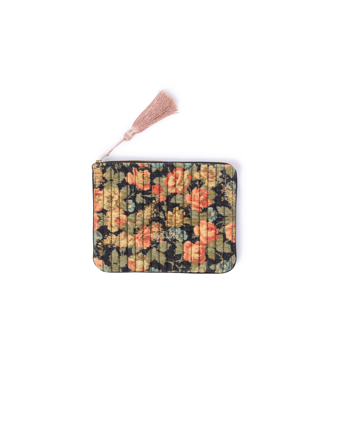 Zipper Pouch Velvet, Night Garden. Image #2
