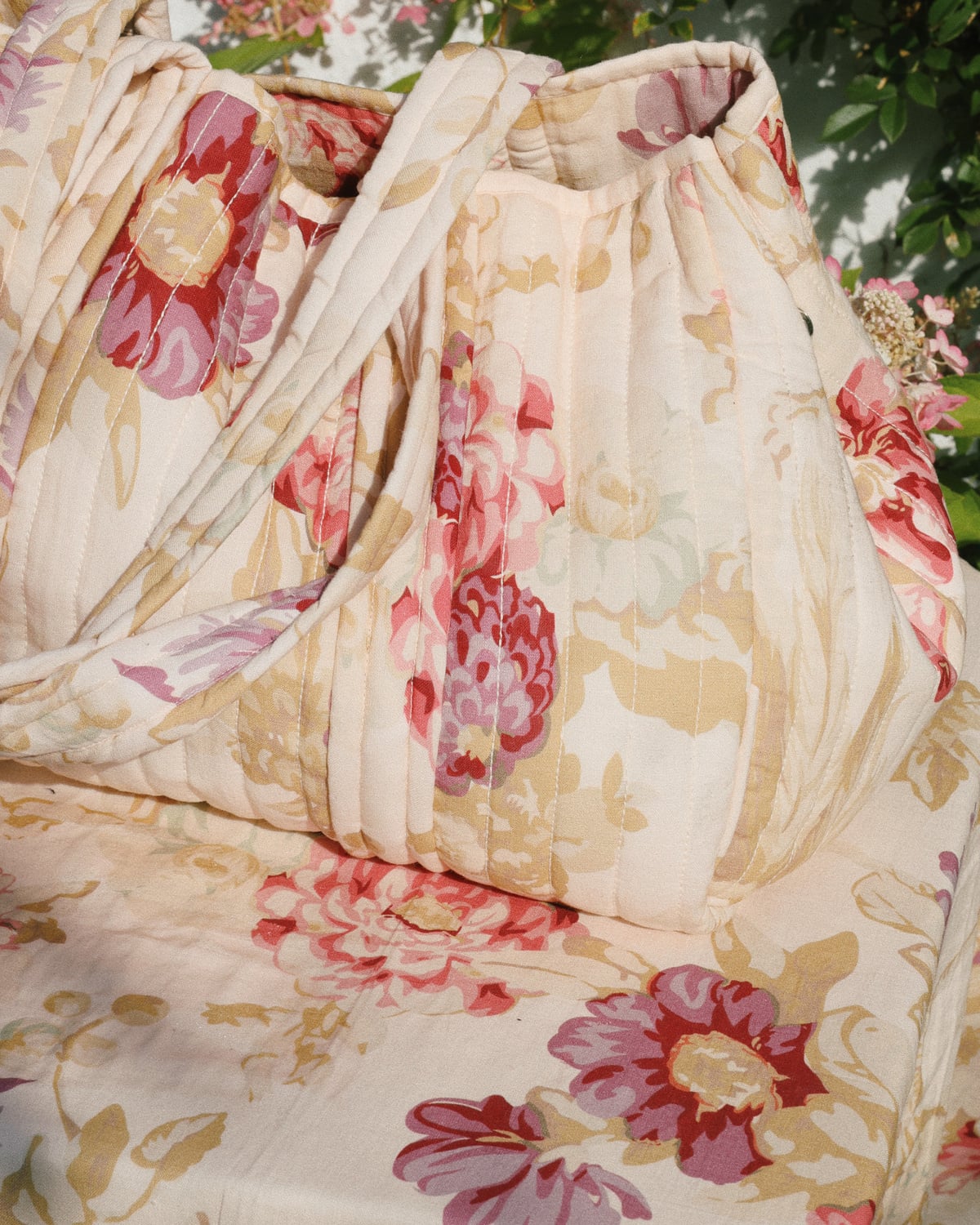 Tote Bag Linen, Autumn Flower. Image #2