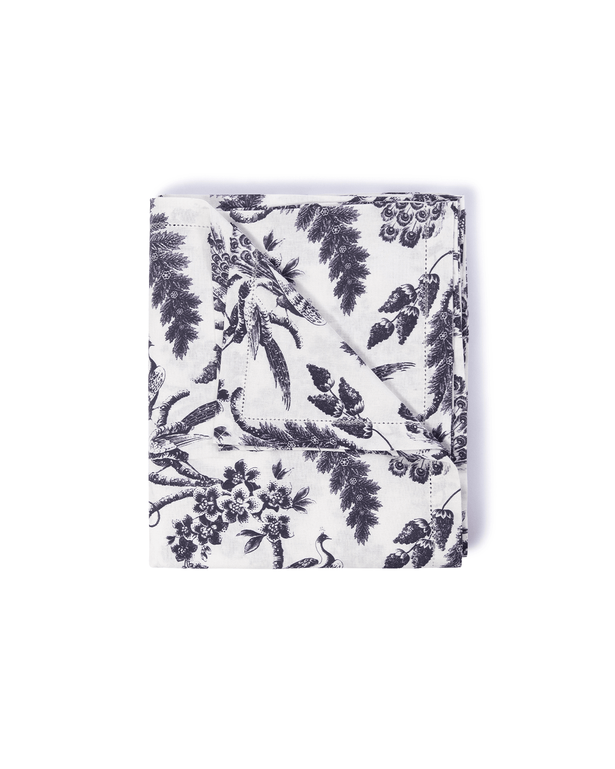 Linen Table Cloth 130x300, Blue Birds. Image #5