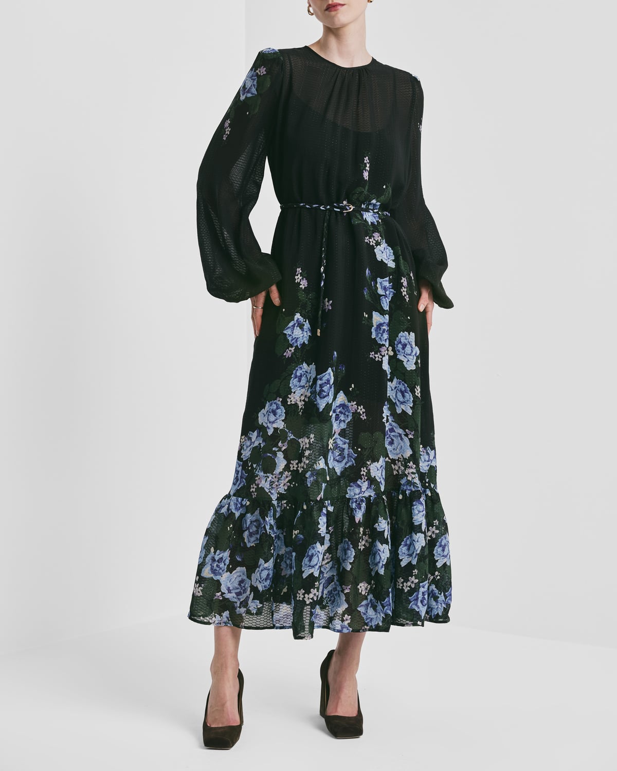 Georgette Relaxed Dress, Amadora. Image #3