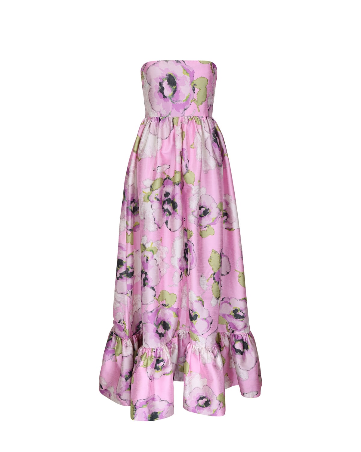 Taffeta Bandeau Dress, Lilac Grace. Image #1