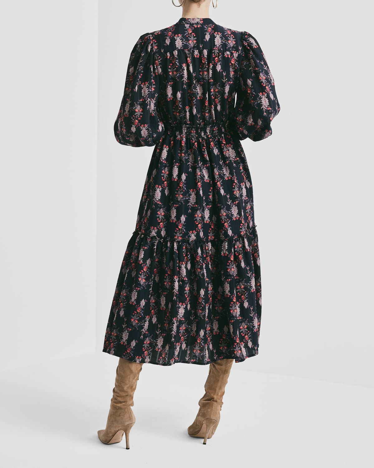 Bohemian Midi Dress, Midnight Paisley. Image #5