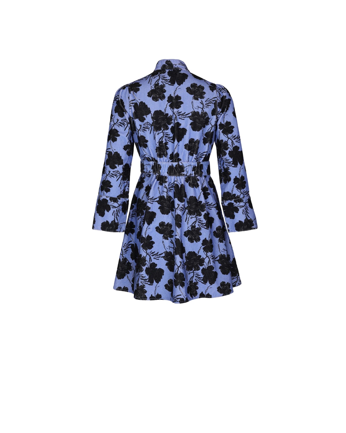 Cord Mini Dress, Blue Peony. Image #2