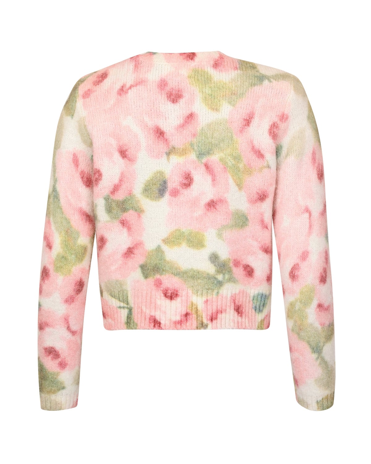 Hairy Knit Jacket, Blush Rose. Image #5