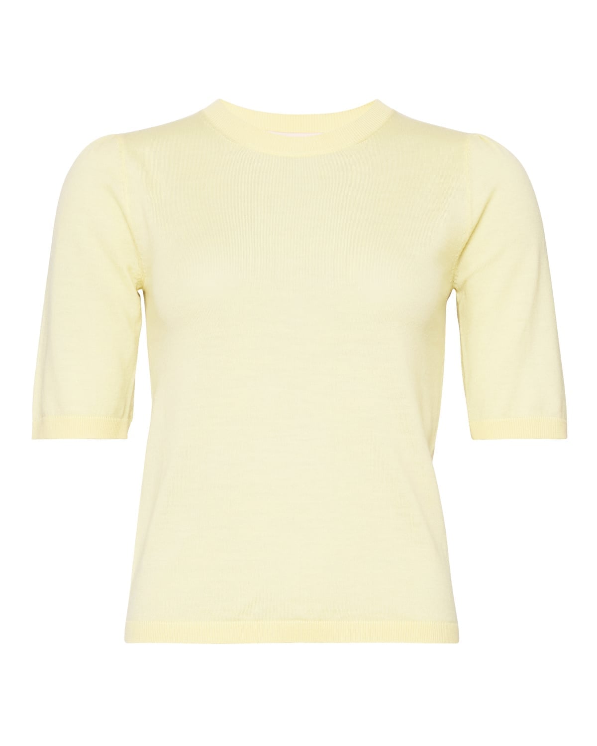 Merino Knit Top, Yellow. Image #1