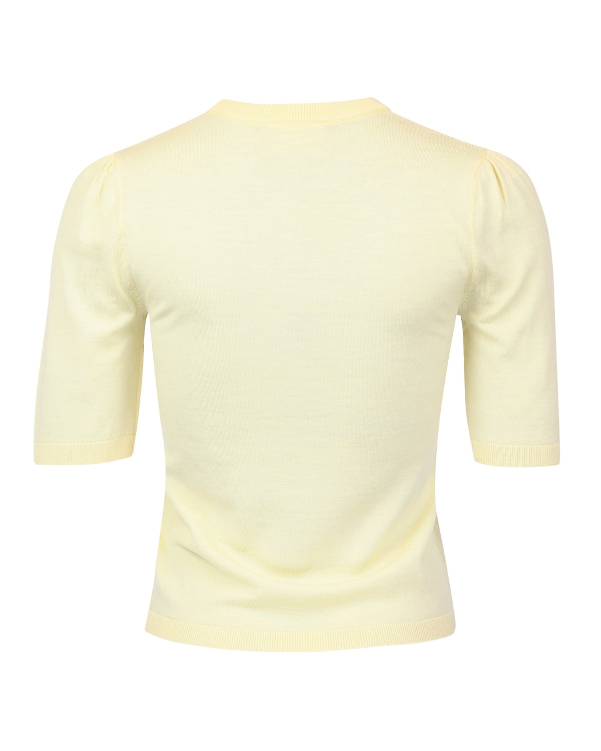 Merino Knit Top, Yellow. Image #4